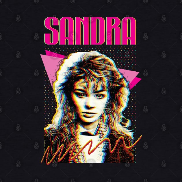 Sandra Cretu -- 80s Retro Fan Art Design by Trendsdk